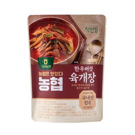 [Gosam Nonghyup] Good people Nonghyup Hanwoo Mushroom Yukgaejang 500g_Easy food, healthy Korean meal, Korean beef back pro, domestic ingredients. HACCP certification_Made in Korea